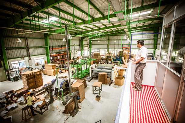 Factory interior